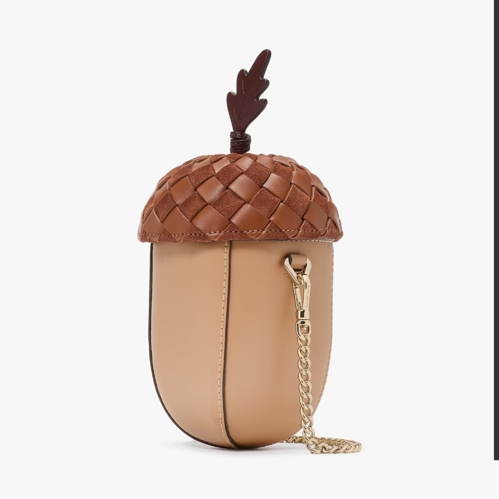 Kate Spade 3d Acorn Crossbody, Brown Multi - Picture 3 of 5